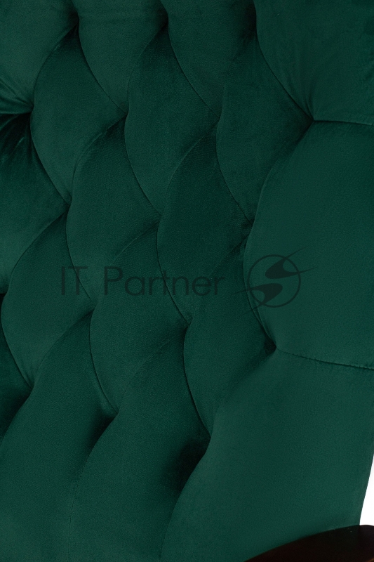 Кресло руководителя Бюрократ T-9928WALNUT Fabric зеленый Italia Green крестов. металл/дерево