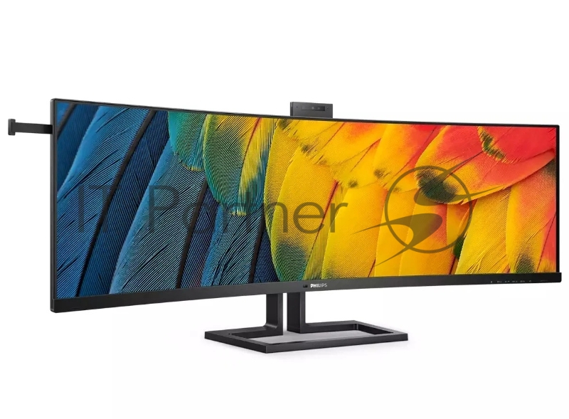 МОНИТОР 45 PHILIPS 45B1U6900CH/00 Black (VA, изогнутый, 5120x1440, 4 ms, 178°/178°, 450 cd/m, 80M:1, +2xHDMI 2.0, +DP)