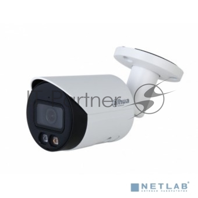 Уличная цилиндрическая IP-видеокамера Full-color с ИИ2Мп 1/2.8 CMOS объектив 3.6мм WDR(120дБ) чувствительность 0.002лк@F1.6 сжатие: H.265+, H.265, H.264+, H.264, MJPEG 2 потока до 2Мп@25к/с видеоаналитика: SMD Plus (Умная детекция движения)