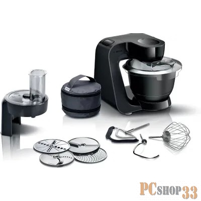 Кухонный комбайн BOSCH 1000 Вт, цвет черный