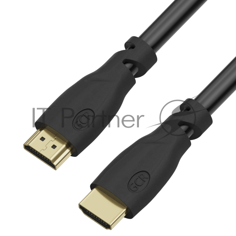Кабель Greenconnect Premium 7.0m HDMI версия 2.0, HDR Ultra HD 4K60 Hz/ 5K30Hz, 3D, Ethernet 18.0 Гбит/с, OD8.0mm, 28/26 AWG черный, GCR-HM312-7.0m