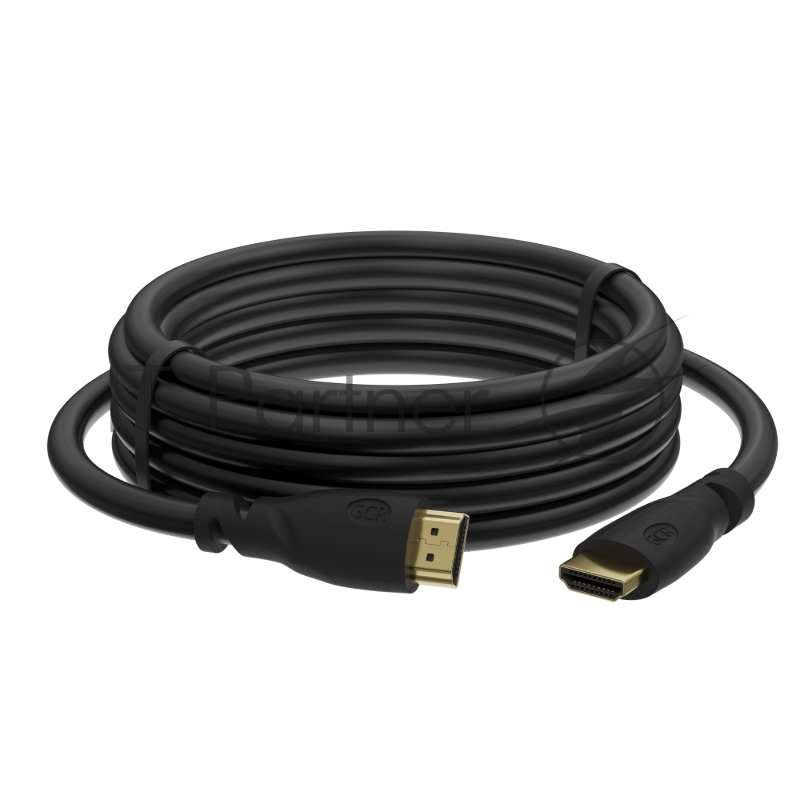 Кабель Greenconnect Premium 7.0m HDMI версия 2.0, HDR Ultra HD 4K60 Hz/ 5K30Hz, 3D, Ethernet 18.0 Гбит/с, OD8.0mm, 28/26 AWG черный, GCR-HM312-7.0m