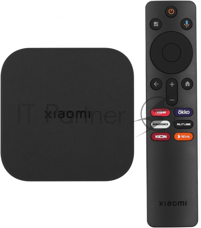 ТВ-приставка Xiaomi Mi TV Box S 2nd Gen black (Google TV, 4К, 2 ГБ ОЗУ, Bluetooth, Wi-Fi, USB, HDMI) (PFJ4167RU)