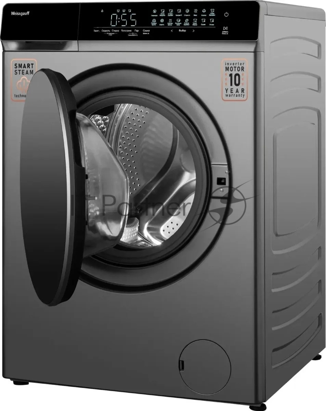 Стиральная машина Weissgauff WMD 888 Touch Inverter Steam Silver