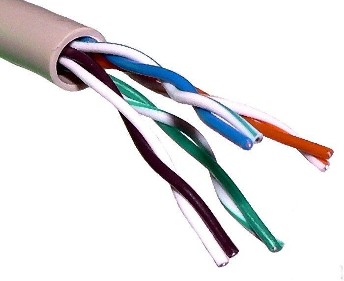 Кабель сетевой cat6 305м серый (CCA)