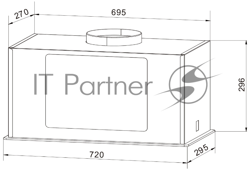 Вытяжка Weissgauff Aura 1200-72 Sensor Remote WH