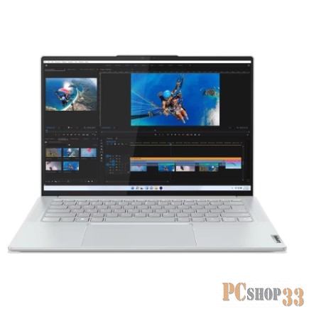 Ноутбук Lenovo Yoga Slim 7 ProX 14IAH7 14.5(3072x1920 IPS)/Intel Core i5 12500H(2.5Ghz)/16384Mb/1024SSD GeForce RTX3050(4096Mb)/Cam/BT/WiFi/70 1y/1.45kg/dark teal/Win11Home + 100W, RU kbd