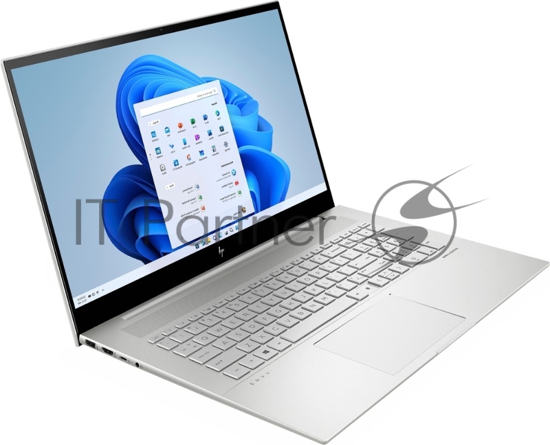Ноутбук/ HP Envy 17-ch2747nr 17.3(1920x1080 IPS)/Touch/Intel Core i7 1255U(1.7Ghz)/16384Mb/512PCISS Iris Xe /Cam/BT/WiFi/55WHr/war 1y/Natural silver/Win11Home