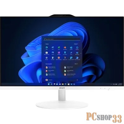 Моноблок MSI PRO AP272 13M-418RU 27(1920x1080 (матовый))/Intel Core i5 13400(2.5Ghz)/8192Mb/512SSDGb/ UHD Graphics/Cam/BT/WiFi/war 1y/4.63kg/White/Win11Pro