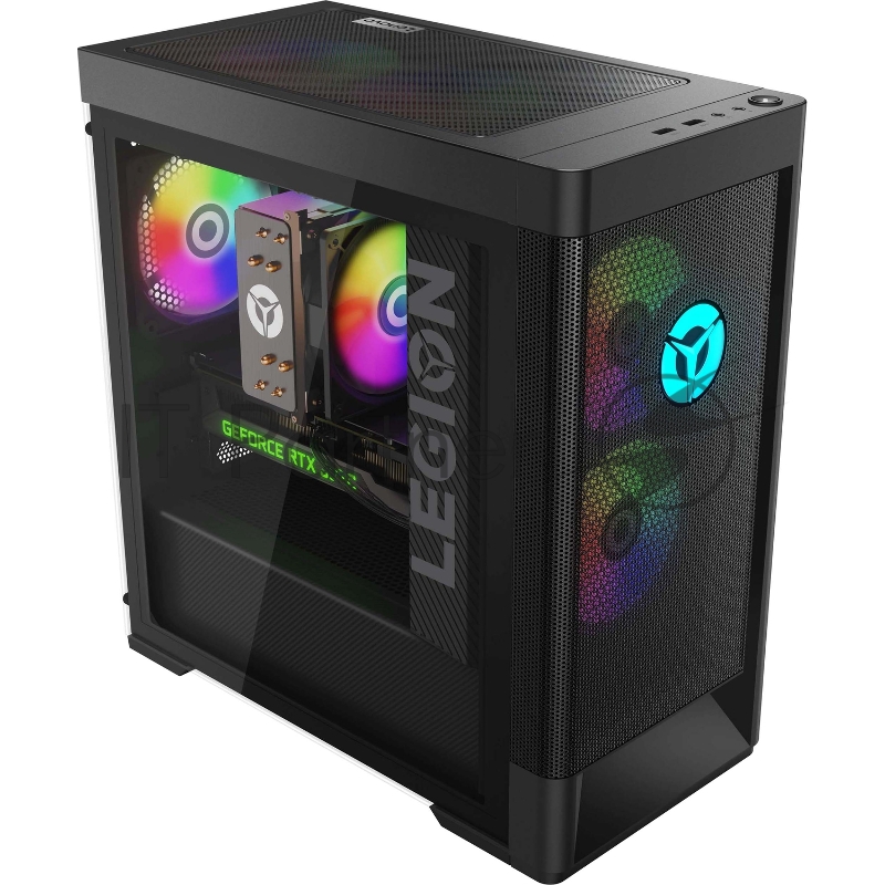 Персональный компьютер Lenovo Legion T5 26IAB7 Intel Core i5 12400(2.5Ghz)/16384Mb/1024SSDG GeForce RTX3060(12288Mb)/BT/WiFi/war 1y/14kg/black/noOS + 500W, RU kbd, mouse USB