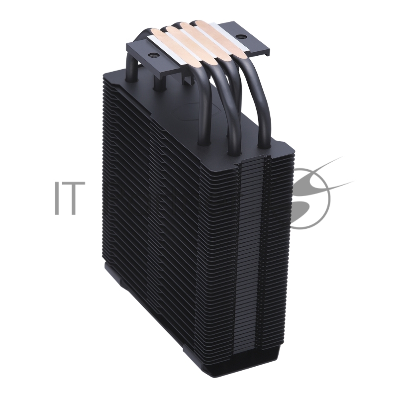 Кулер для процессора Cooler Master Hyper 212 Halo Black (150W, 4-pin, 154mm, tower, Al/Cu, fans: 1x120mm/51.88CFM/27dBA/2050rpm, Black, 1700/1200/115x/AM4/AM5)