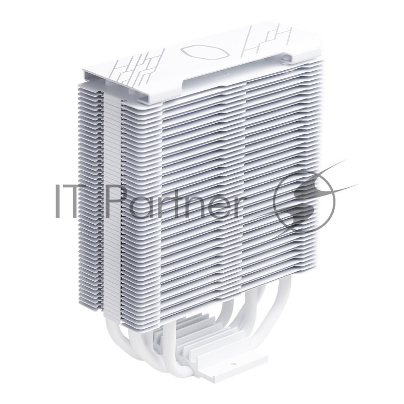 Кулер для процессора Cooler Master Hyper 212 Halo White (150W, 4-pin, 154mm, tower, Al/Cu, fans: 1x120mm/51.88CFM/27dBA/2050rpm, White, 1700/1200/115x/AM4/AM5)