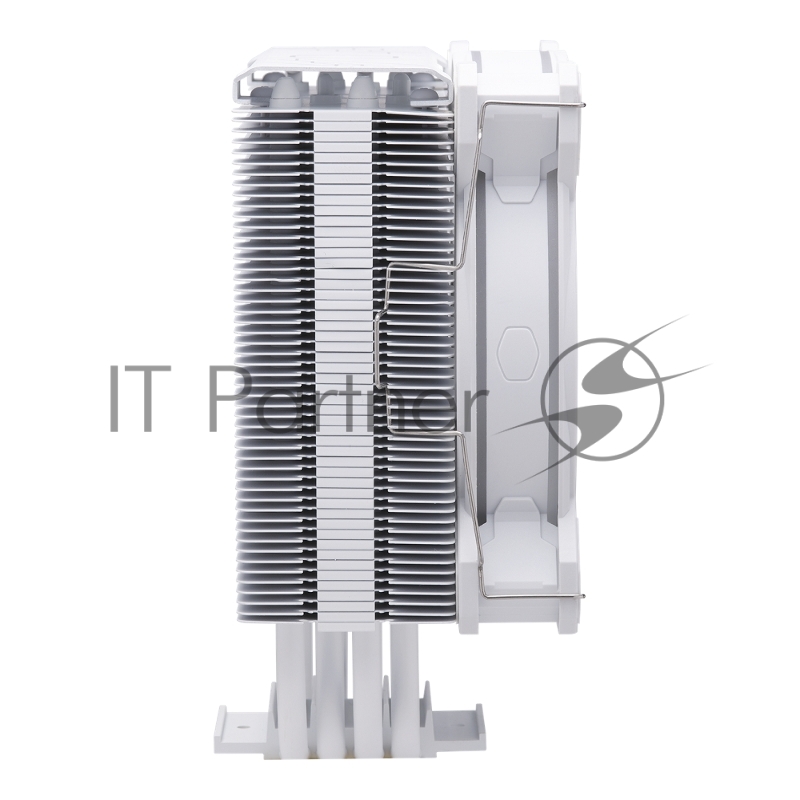 Кулер для процессора Cooler Master Hyper 212 Halo White (150W, 4-pin, 154mm, tower, Al/Cu, fans: 1x120mm/51.88CFM/27dBA/2050rpm, White, 1700/1200/115x/AM4/AM5)