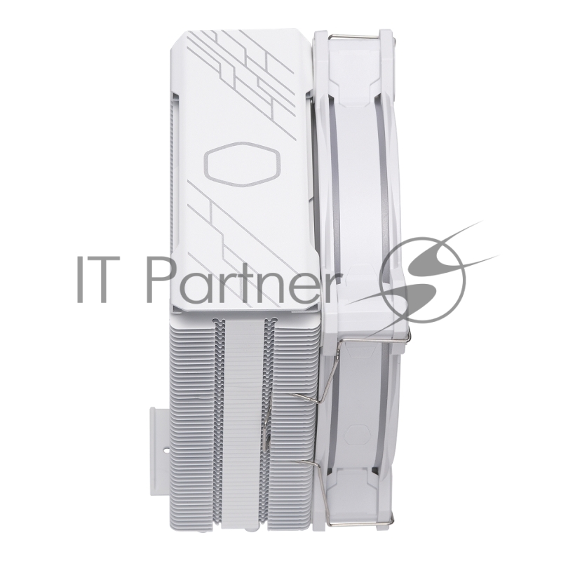 Кулер для процессора Cooler Master Hyper 212 Halo White (150W, 4-pin, 154mm, tower, Al/Cu, fans: 1x120mm/51.88CFM/27dBA/2050rpm, White, 1700/1200/115x/AM4/AM5)