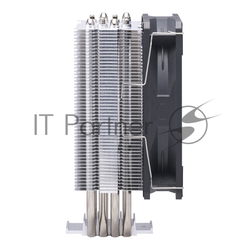 Кулер для процессора Cooler Master Hyper 212 Spectrum V3 (150W, 4-pin, 152mm, tower, Al/Cu, fans: 1x120mm/71.93CFM/27.2dBA/1750r Silver, 1700/1200/115x/AM4/AM5)