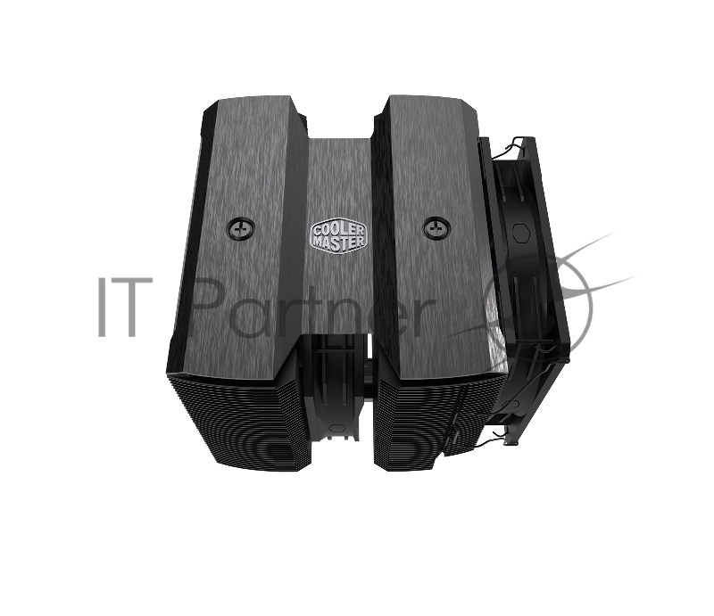 Кулер для ЦПУ Cooler Master Master Air MA824 Stealth (300W, 4-pin, 165.6mm, tower, Al, 2xfans: 1x135mm&1x120mm/63.6CFM/24.6dB