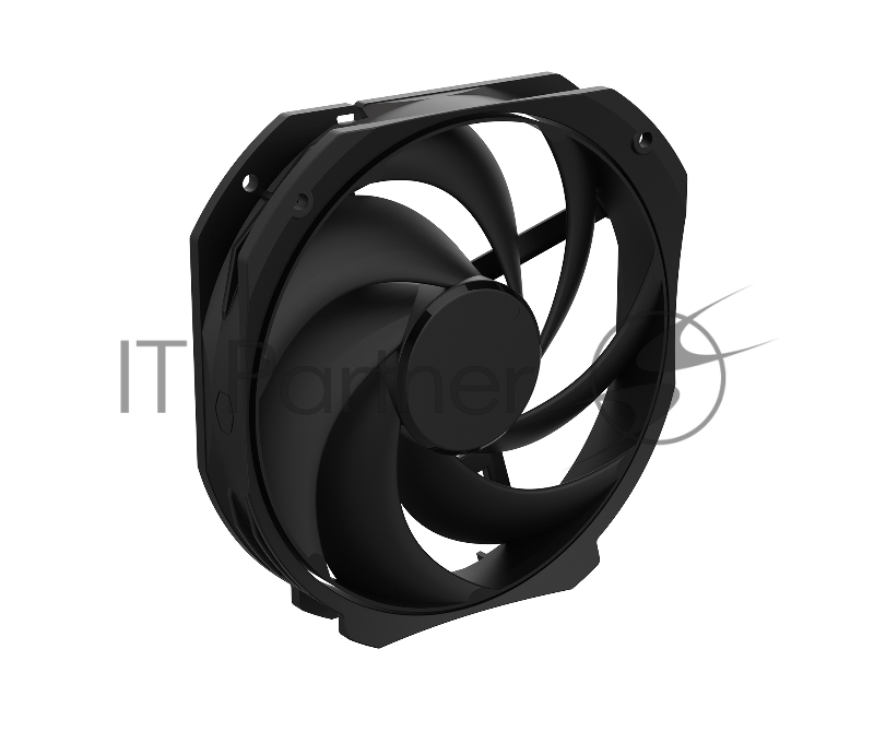 Кулер для ЦПУ Cooler Master Master Air MA824 Stealth (300W, 4-pin, 165.6mm, tower, Al, 2xfans: 1x135mm&1x120mm/63.6CFM/24.6dB