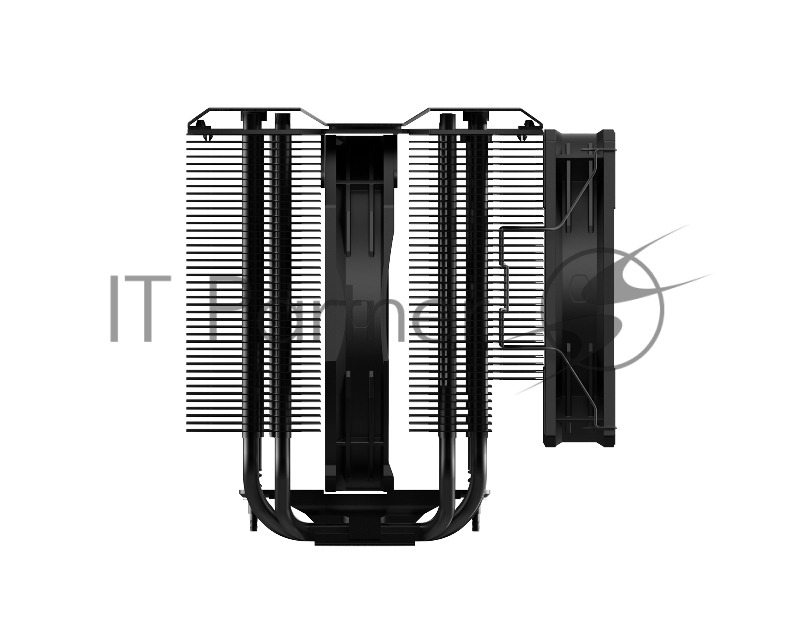 Кулер для ЦПУ Cooler Master Master Air MA824 Stealth (300W, 4-pin, 165.6mm, tower, Al, 2xfans: 1x135mm&1x120mm/63.6CFM/24.6dB