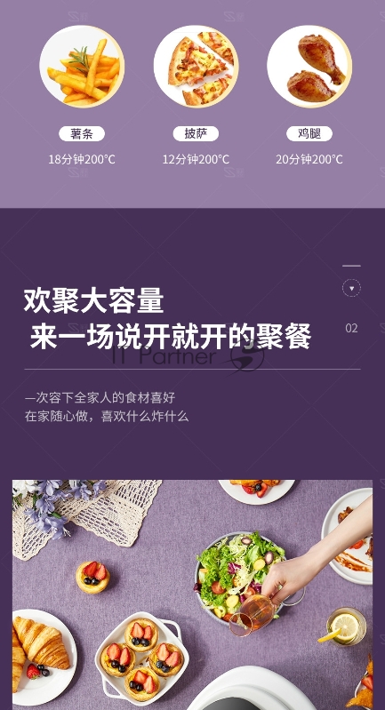 Аэрофритюрница(Чёрная) KaringBee JD689