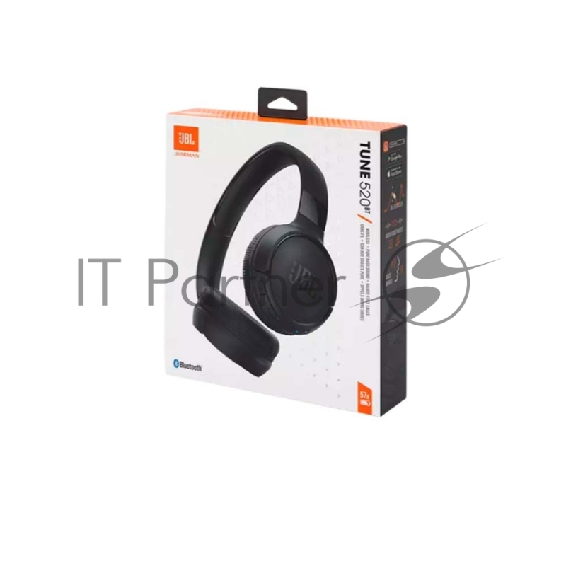 Беспроводная гарнитура JBL TUNE 520BT black (JBLT520BTBLKEU)