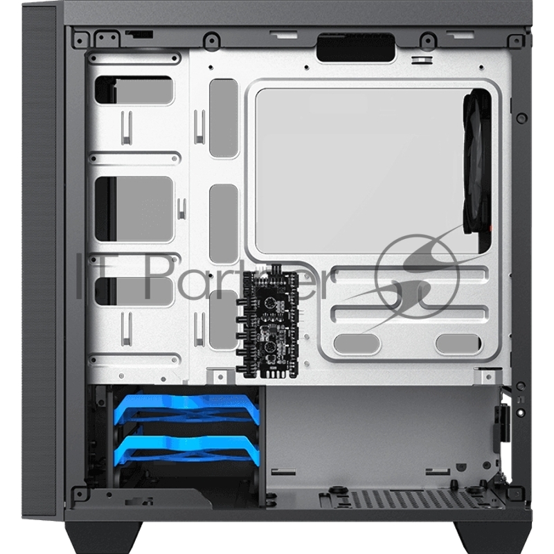 Компьютерный корпус, без блока питания mATX Gamemax Aero Mini mATX case, black, w/o PSU, w/1xUSB3.0+1xUSB2.0, w/3x12cm ARGB front fans GMX-12-Rainbow-D), w/1x12cm ARGB rear fan (GMX-12-Rainbow-D)