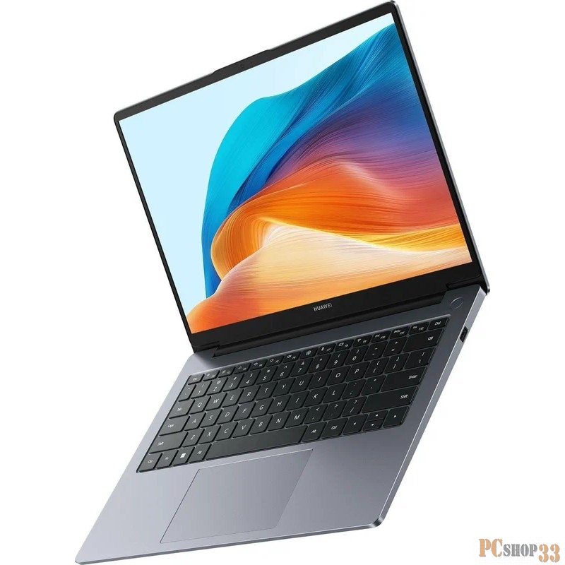 Ноутбук Huawei MateBook D 14 MDF-X Core i3 1215U 8Gb SSD256Gb Intel UHD Graphics 14 IPS FHD (1920x1200) Windows 11 Home grey space WiFi BT Cam (53013RHL)