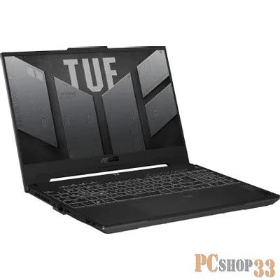 Ноутбук Asus TUF Gaming FA507XI-HQ014 Ryzen 9 7940HS 16Gb SSD512Gb NVIDIA GeForce RTX4070 8Gb 15.6 IPS WQHD (2560x1440) noOS grey WiFi BT Cam (90NR0FF5-M00200)