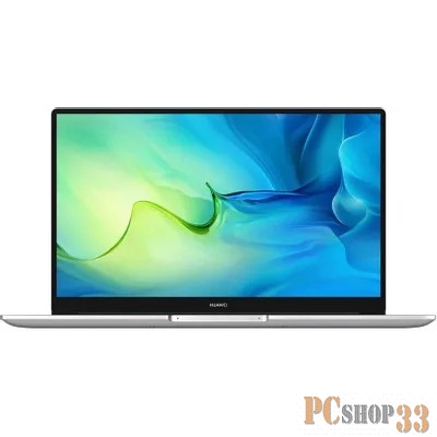 Ноутбук Huawei MateBook D 15 BoD-WDH9 Core i5 1135G7 8Gb SSD256Gb Intel Iris Xe graphics 15.6 IPS FHD (1920x1080) Windows 11 Home silver WiFi BT Cam (53013VAV)