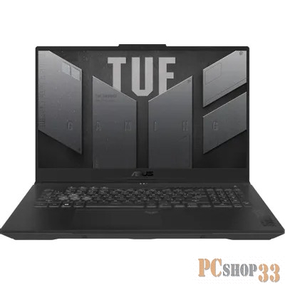 Ноутбук Asus TUF Gaming F17 FX707ZV4-HX018 Core i7 12700H 16Gb SSD1Tb NVIDIA GeForce RTX4060 8Gb 17.3 IPS FHD (1920x1080) noOS grey WiFi BT Cam (90NR0FB5-M00290)