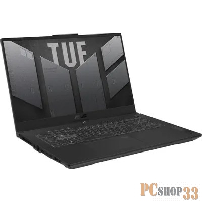 Ноутбук Asus TUF Gaming F17 FX707ZV4-HX018 Core i7 12700H 16Gb SSD1Tb NVIDIA GeForce RTX4060 8Gb 17.3 IPS FHD (1920x1080) noOS grey WiFi BT Cam (90NR0FB5-M00290)