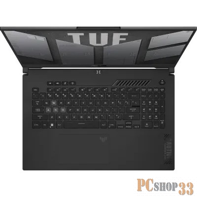 Ноутбук Asus TUF Gaming F17 FX707ZV4-HX018 Core i7 12700H 16Gb SSD1Tb NVIDIA GeForce RTX4060 8Gb 17.3 IPS FHD (1920x1080) noOS grey WiFi BT Cam (90NR0FB5-M00290)