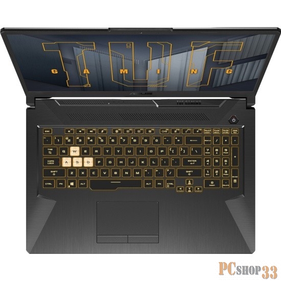 Ноутбук Asus TUF Gaming FX707ZU4-HX019 Core i7 12700H 16Gb SSD512Gb NVIDIA GeForce RTX4050 6Gb 17.3 IPS FHD (1920x1080) noOS grey WiFi BT Cam (90NR0FJ5-M000U0)