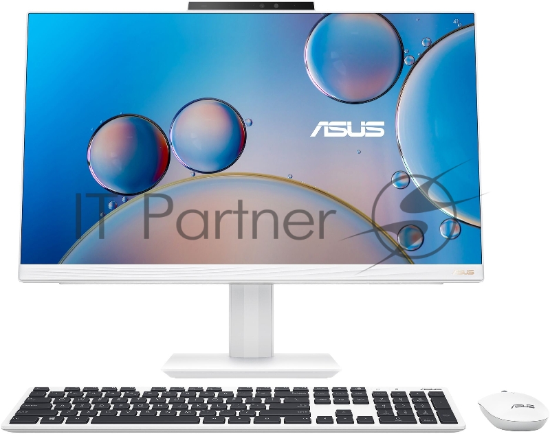 Моноблок Asus A5402WVAK-WA0330 23.8 Full HD i5 1340P (1.9) 16Gb SSD512Gb Iris Xe CR noOS GbitEth WiFi BT 150W клавиатура мышь Cam белый 1920x1080