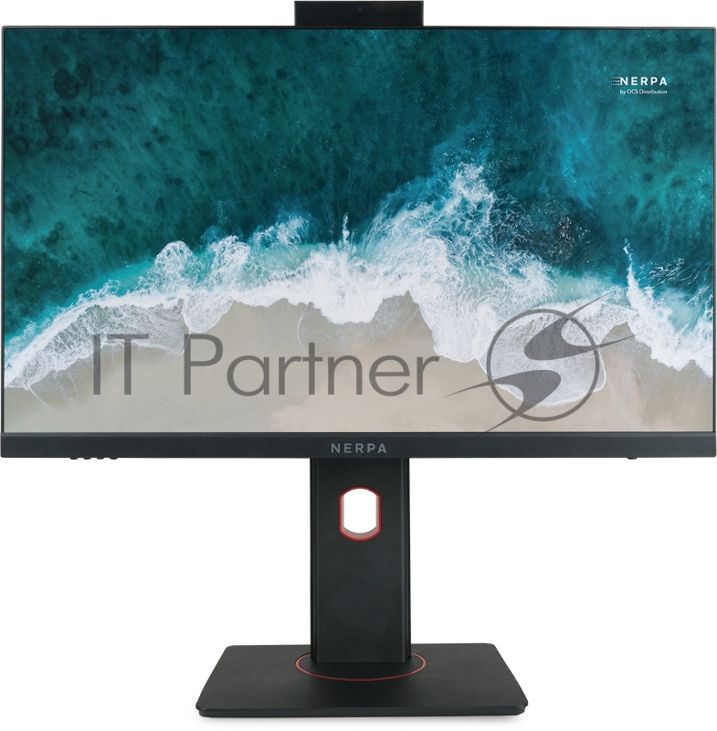 Моноблок NERPA SAIMAA I242-104F HAS 23.8(1920x1080 (матовый) IPS)/Intel Core i5 10400(2.9Ghz)/16384Mb/512SSDGb 1y/7.38kg/black/Win10Pro + VESA/HAS Rotable stand/camera 3mp/cardreader, noKbd&m, внутр БП, Черный