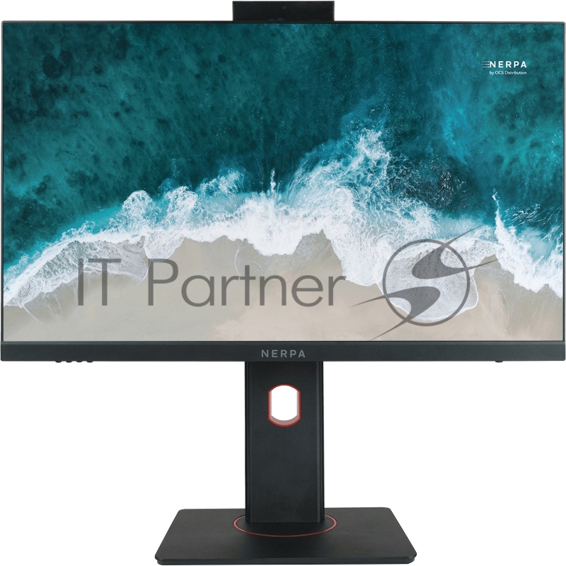 Моноблок NERPA SAIMAA I242-124G HAS 23.8(1920x1080 (матовый) IPS)/Intel Core i5 12400(2.5Ghz)/16384Mb/512SSDGb 1y/7.38kg/black/Win10Pro + VESA/HAS Rotable stand/camera 3mp/cardreader, noKbd&m, внутр БП, Черный