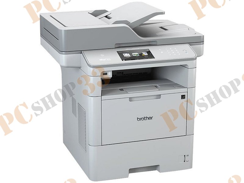 МФУ Brother MFC-L6900DW A4, лазерный, принтер + сканер + копир + факс, ЖК, бело-серый (USB2.0, LAN, WiFi)