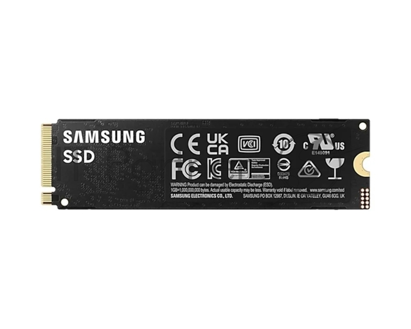 Твердотельный накопитель Samsung SSD 990 PRO, 2000GB, M.2(22x80mm), NVMe 2.0, PCIe 4.0 x4, V-NAND TLC, R/W 7450/6900MB/s, IOPs 1 400 000/1 550 000, DRAM buffer 2048MB, TBW 1200, DWPD 0.33, with Heatsink (12 мес.)