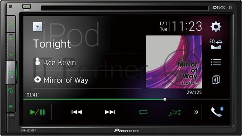 Автомагнитола CD DVD Pioneer AVH-A2350BT 2DIN 4x50Вт