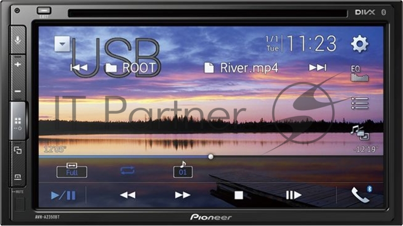 Автомагнитола CD DVD Pioneer AVH-A2350BT 2DIN 4x50Вт