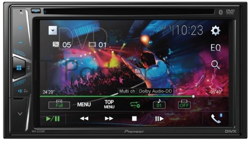 Автомагнитола CD DVD Pioneer AVH-G225BT 2DIN 4x50Вт