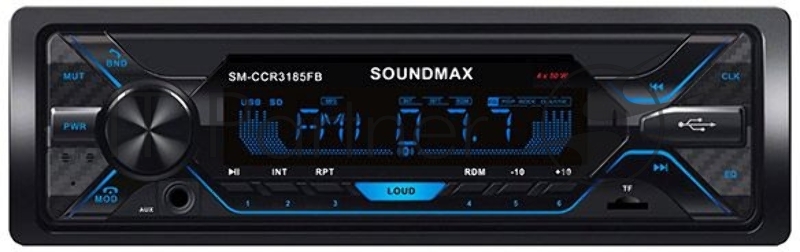 Автомагнитола Soundmax SM-CCR3185FB 1DIN 4x50Вт