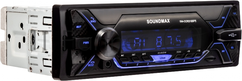 Автомагнитола Soundmax SM-CCR3185FB 1DIN 4x50Вт