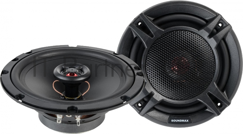 Колонки автомобильные Soundmax SM-CSI602 180Вт 91дБ 4Ом 16.5см (6 1/2дюйм) (ком.:2кол.) коаксиальные двухполосные