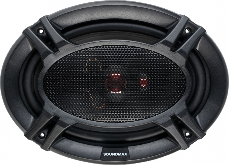 Колонки автомобильные Soundmax SM-CSI693 260Вт 92дБ 4Ом 15x23см (6x9дюйм) (ком.:2кол.) коаксиальные трехполосные