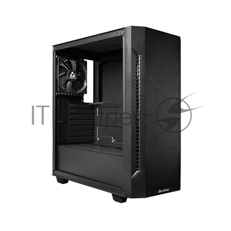 Корпус Chieftec Elox case, ATX, Black, 2xUSB3.2 Gen1 + 1x USB2.0