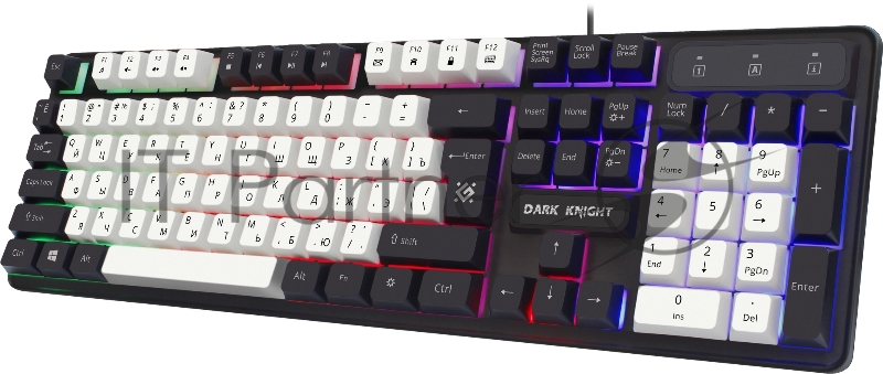 Клавиатура USB DEFENDER GK-077 DARK KNIGHT 45078