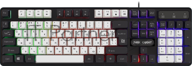 Клавиатура USB DEFENDER GK-077 DARK KNIGHT 45078