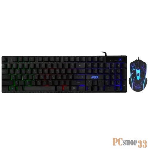 Клавиатура + мышка +PAD AURA DEFENDER MKP-117 RU 52117