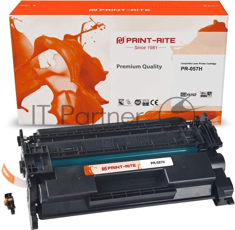 Картридж лазерный Print-Rite TFCA26BPU1J PR-057H 057H черный (10000стр.) для Canon LBP 220 series/223/226