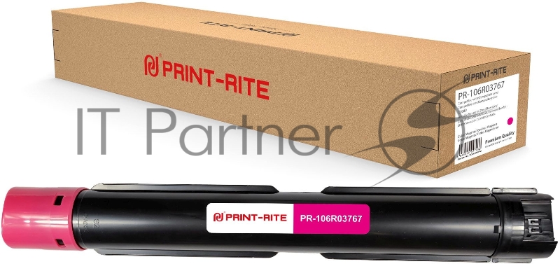 Картридж лазерный Print-Rite TFXAJWMPRJ PR-106R03767 106R03767 пурпурный (10100стр.) для Xerox VersaLink C7000DN